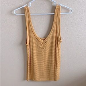 Yellow striped tank